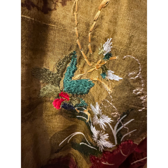 Vintage Chicos size 3 (16) silk top with embroidery NWOT - Picture 10 of 12